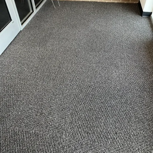 textured grey commercial carpet installations 